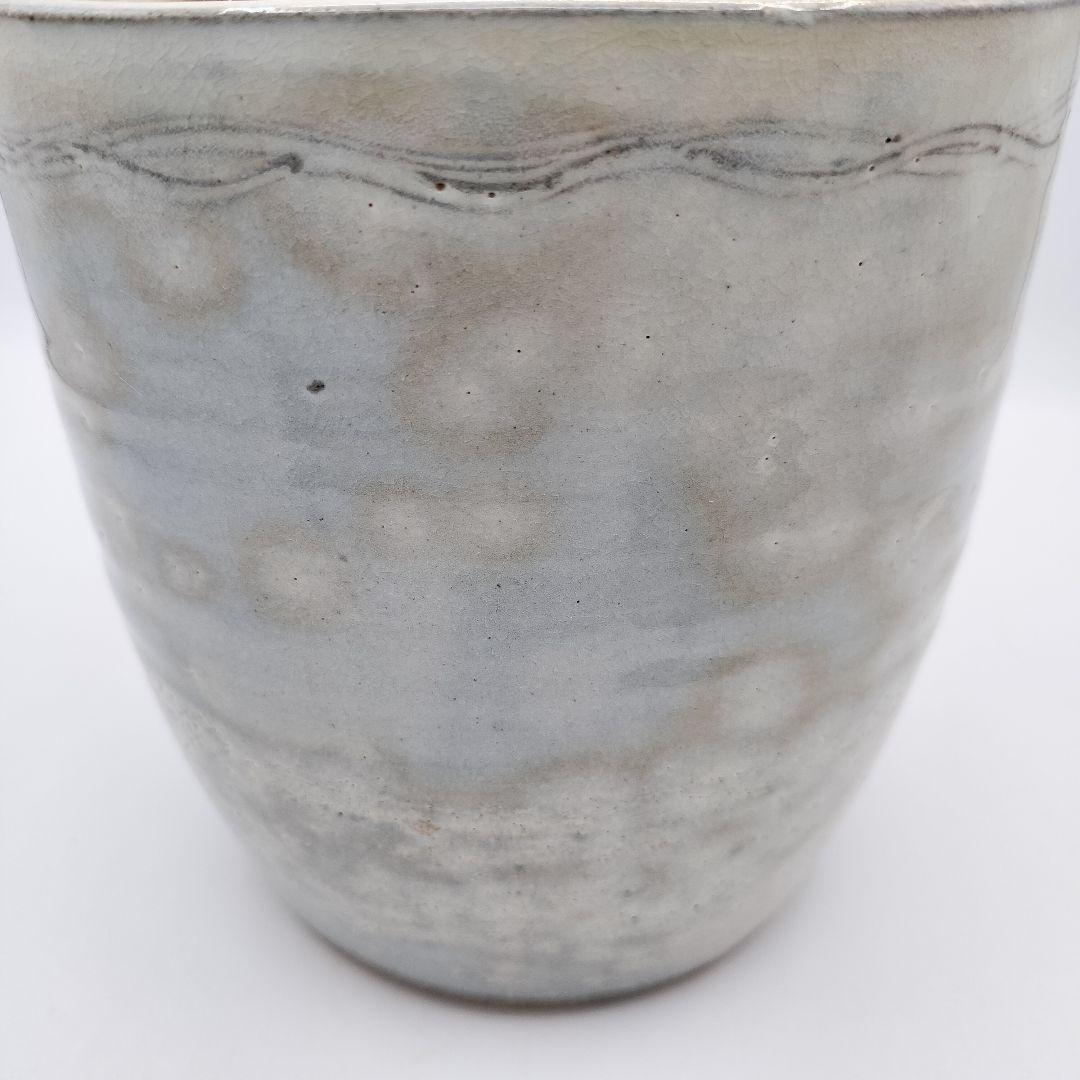 a194 水指　萩焼　田原　陶兵衛　替蓋付　塗蓋　茶道具　茶道　古物