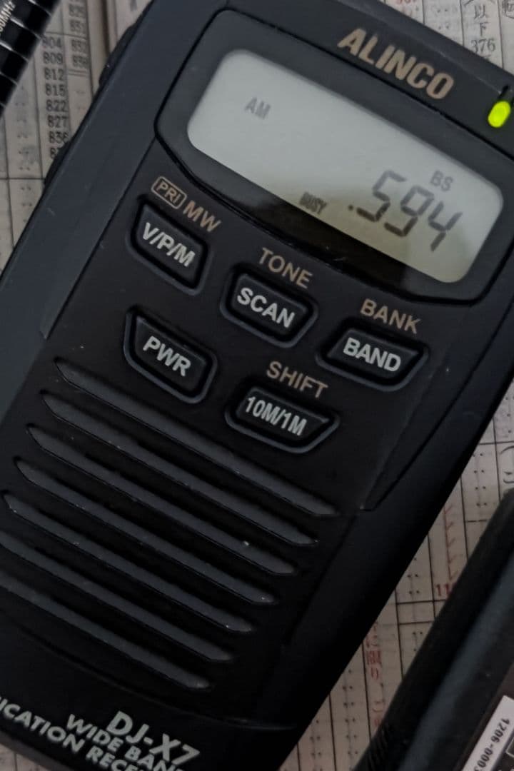 アルインコ DJ-X7 受信機 現状にて/訳有り