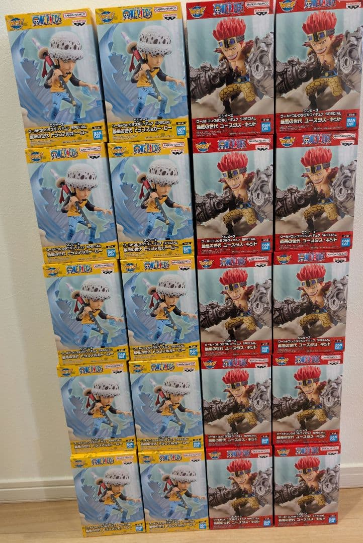 ワンピース 　ワーコレ　最悪の世代 キッド 　ロー 　20個　まとめ売り