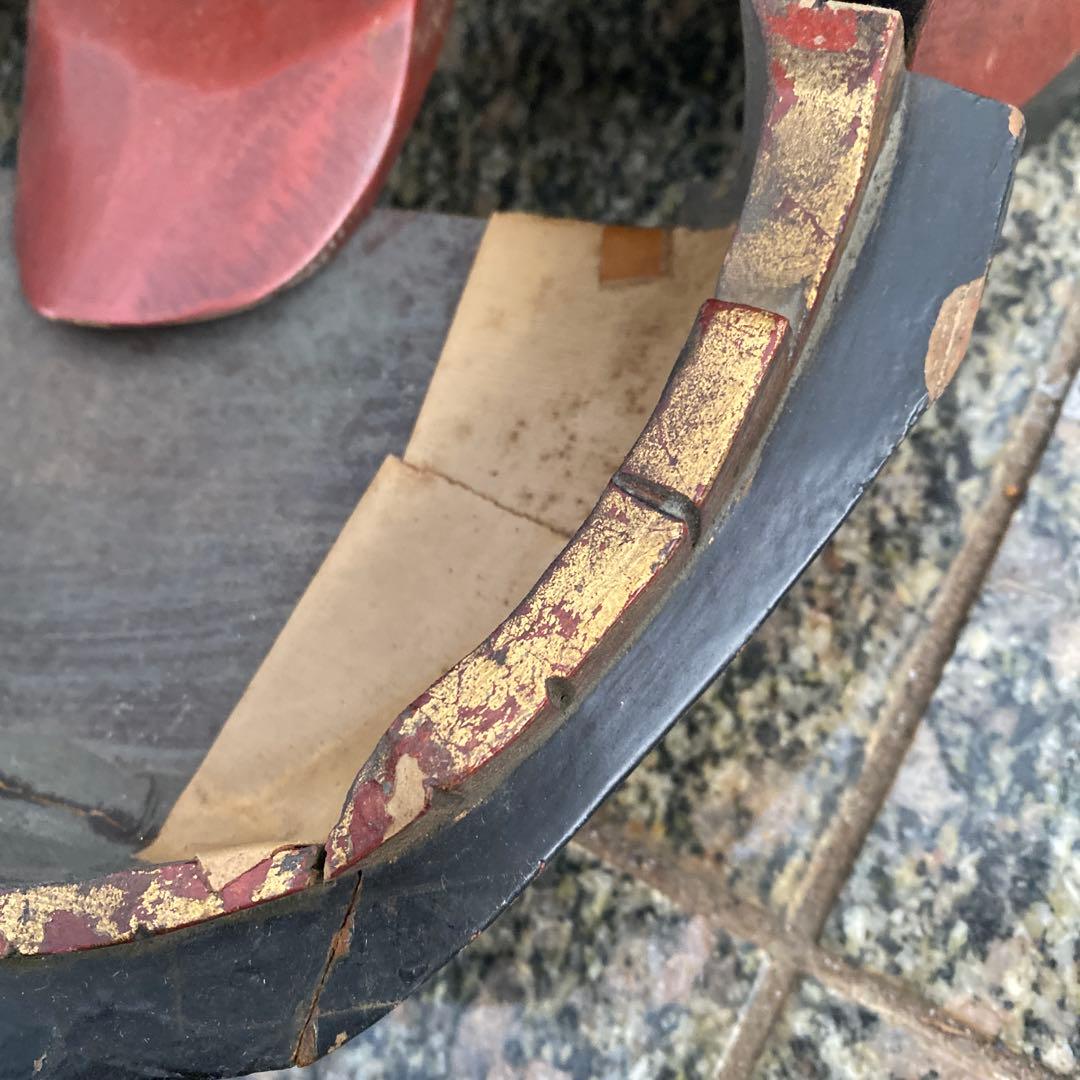 獅子舞用　獅子頭　お祭り　お正月　アンティーク　ビンテージ