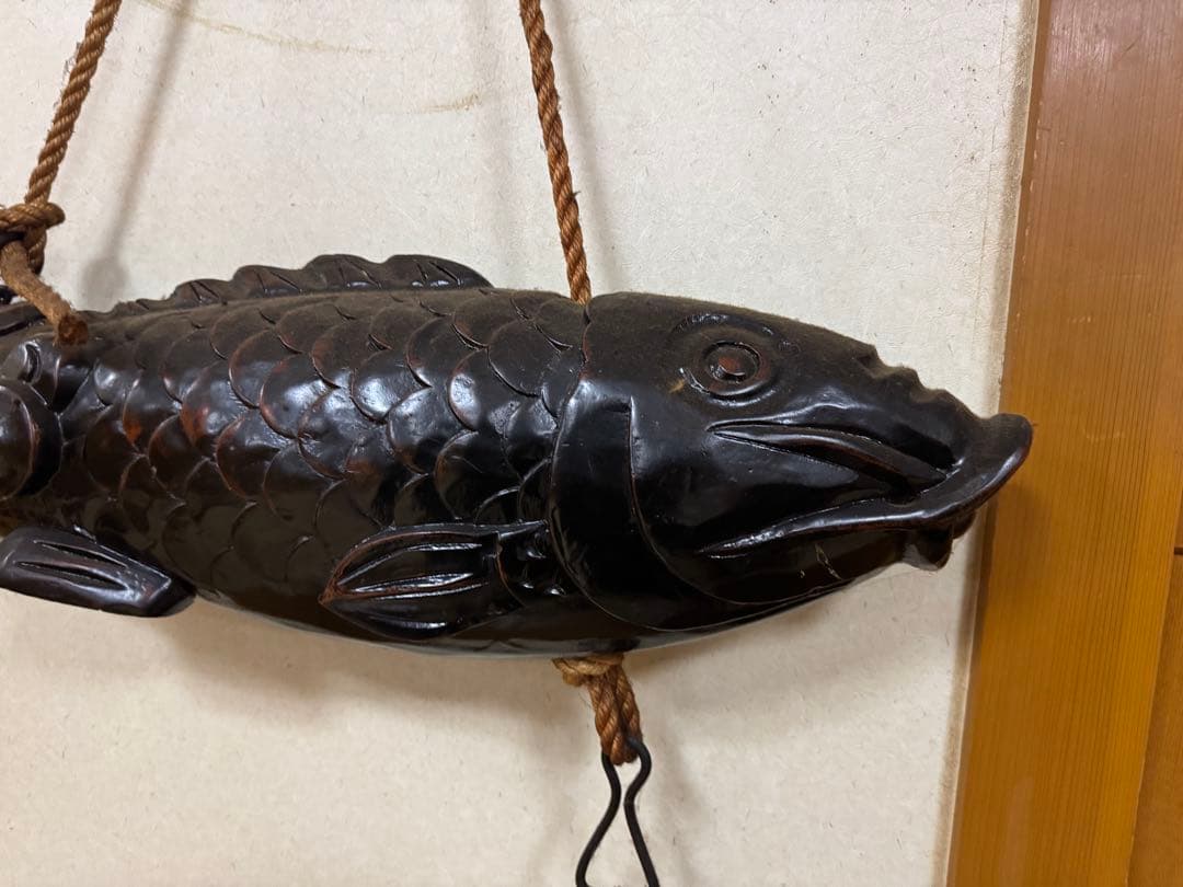 自在鉤 囲炉裏 木彫刻 古民具