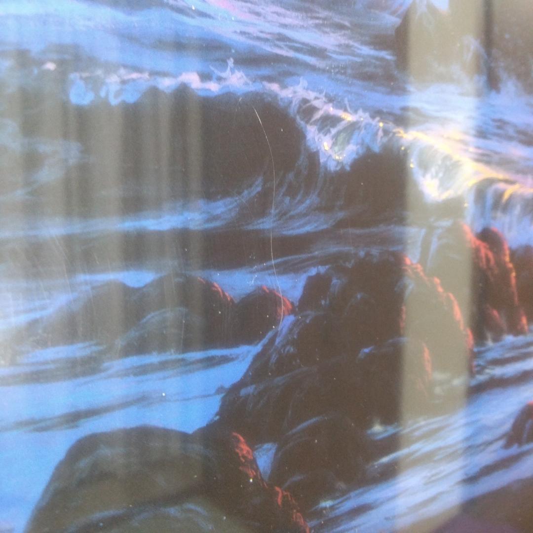 クリスチャン・リース・ラッセン　ロマンスオブザシー　中古　大判額装アートポスター