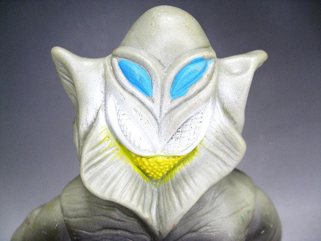 #当時物 #ブルマァク #メフィラス星人 #ソフビ #足裏落書き有 #マルサン