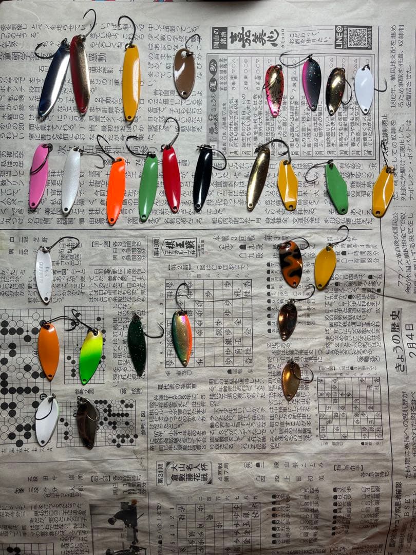 エリアトラウト　スプーン54枚セット