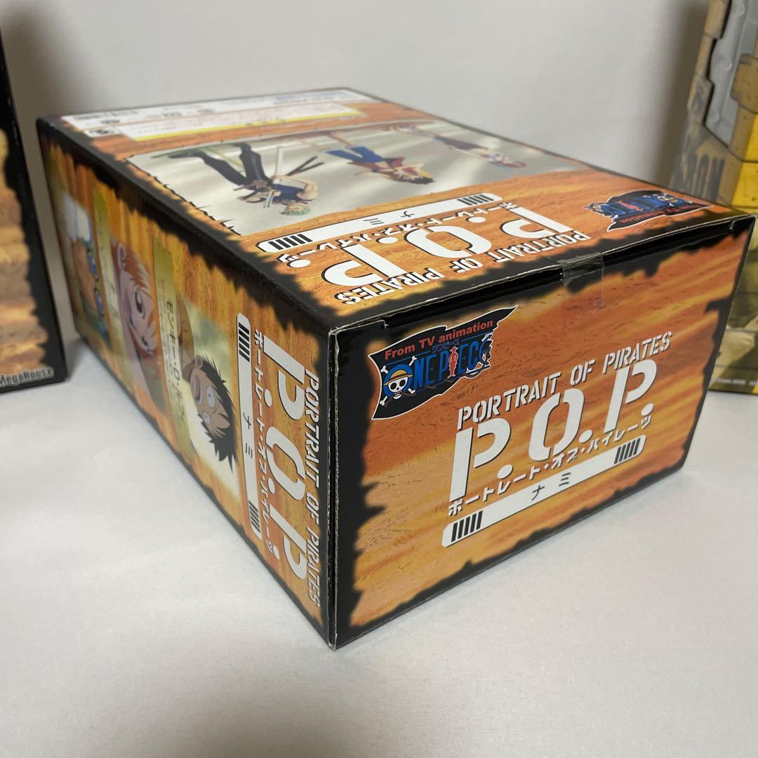 ワンピースフィギュアPOP ルフィ(未開封)ナミ・ゾロ(開封品)