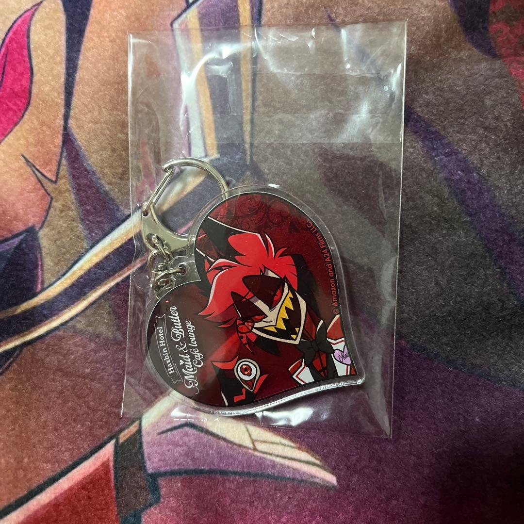 アニメイトカフェ アラスター ハート アクリルキーホルダー