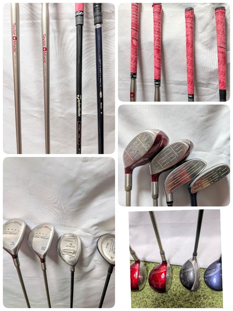 TaylorMade レディース ゴルフクラブ フルセット16本キャディ