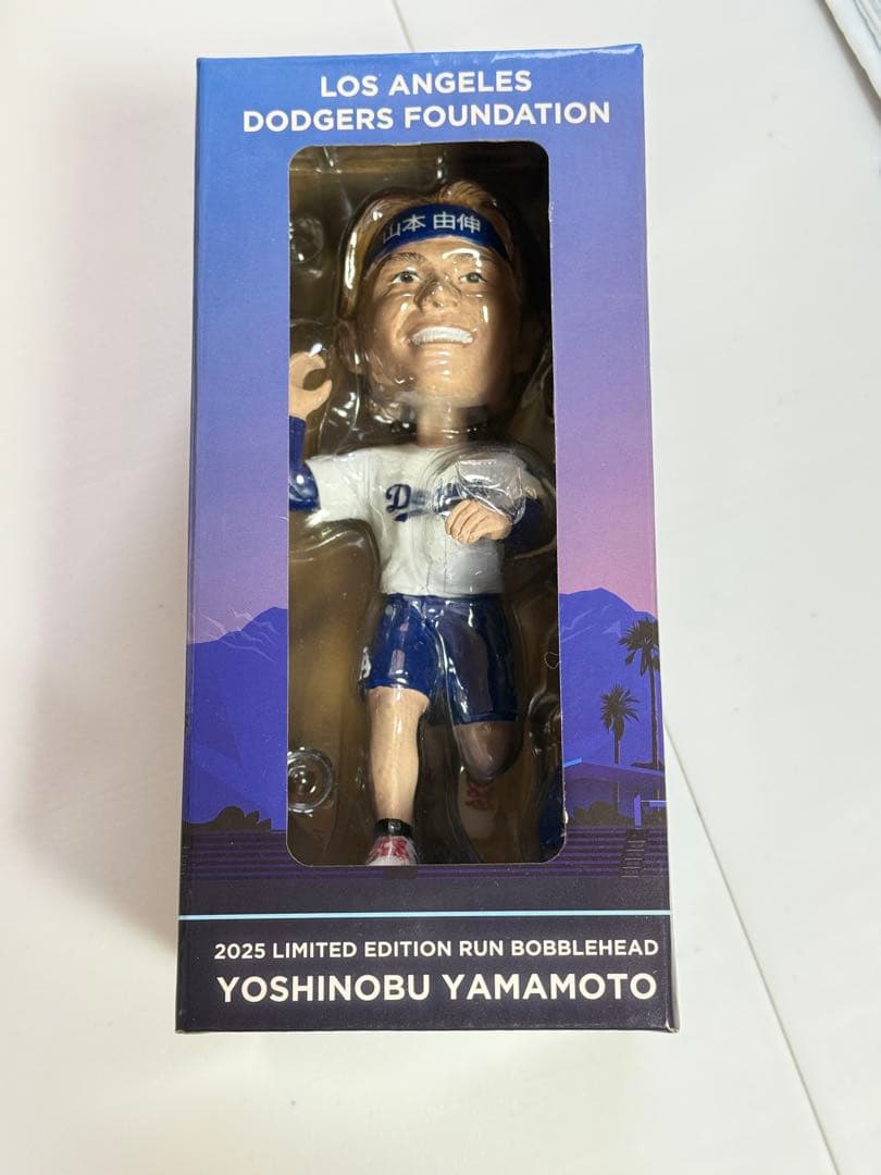 aloha 山本由伸　ボブルヘッド 球場配布　チャリティ　ワールドシリーズ