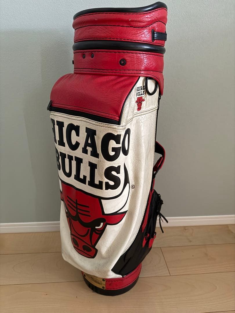 激レアBELDING シカゴブルズキャディバッグ シカゴカラー