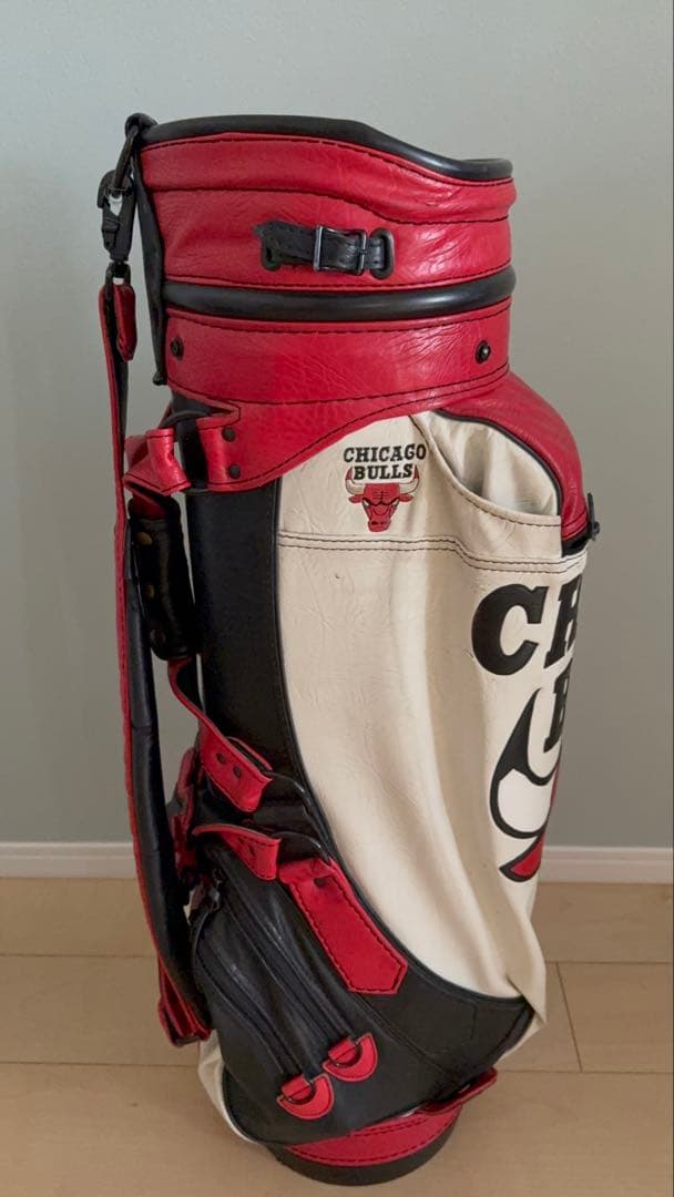 激レアBELDING シカゴブルズキャディバッグ シカゴカラー