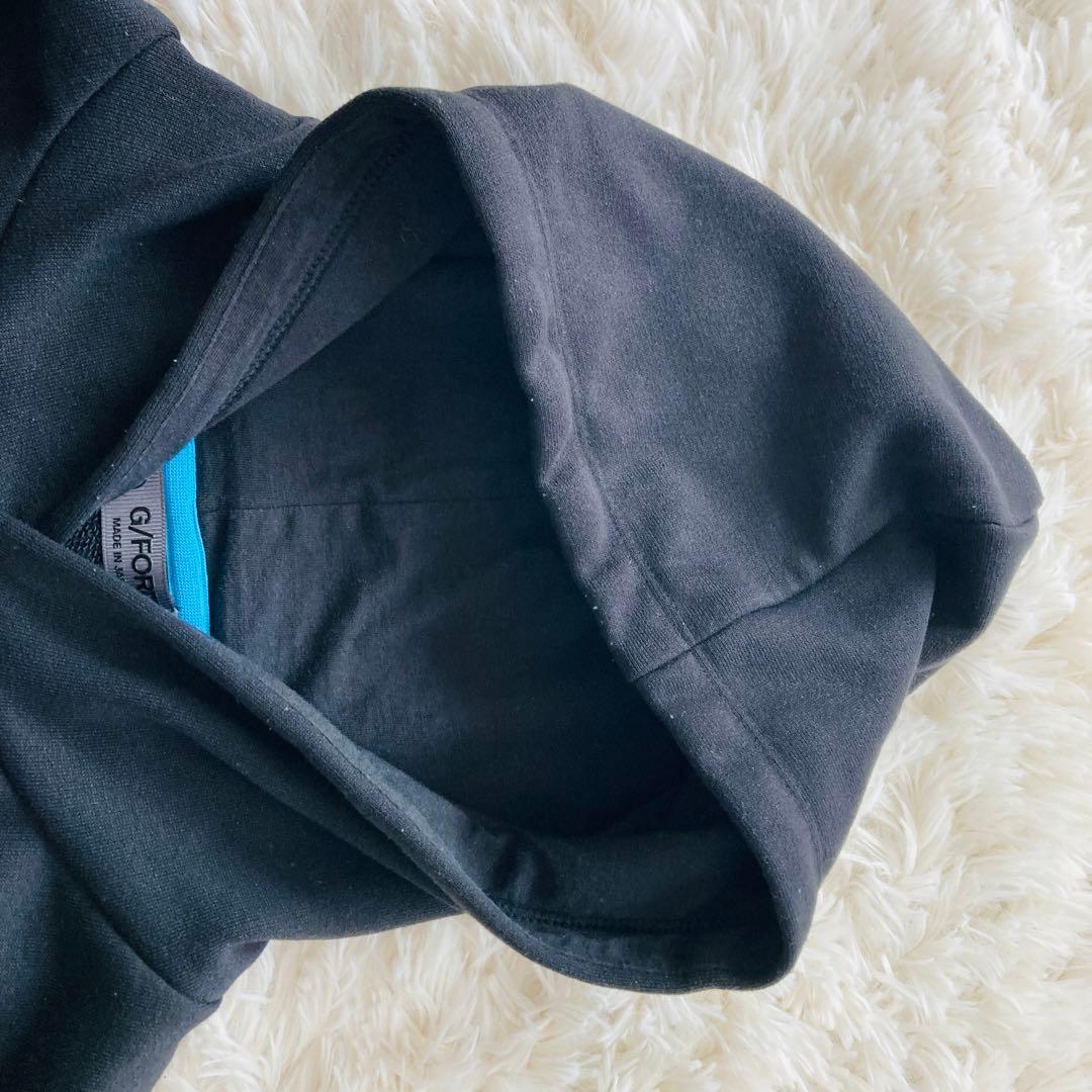 【美品】G/FORE ジーフォア プルオーバーパーカー ブラック ユニセックス