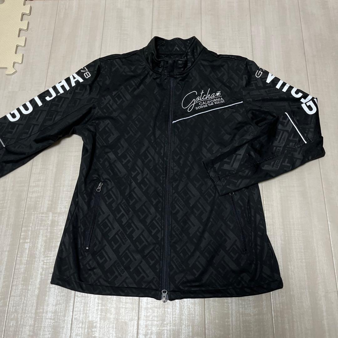ガッチャ ゴルフウェア Lサイズ 長袖 黒 GG 白