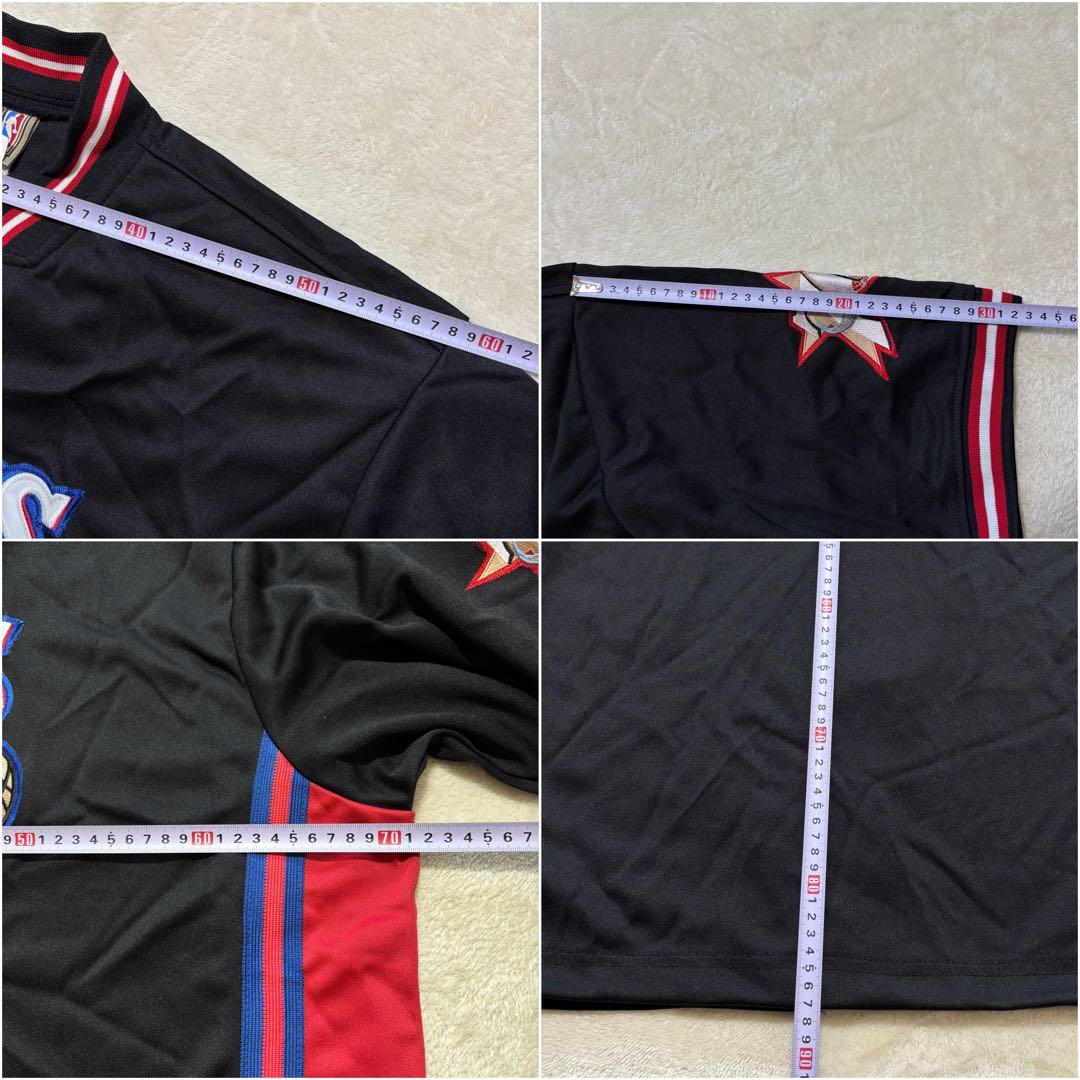 【新品】NBA SIXERS セットアップ アイバーソン ブラック XXL