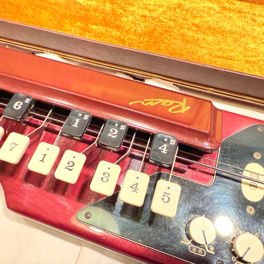 SUZUKI スズキ 電気大正琴 蘭 Bass バス ベース 低音 ケース付