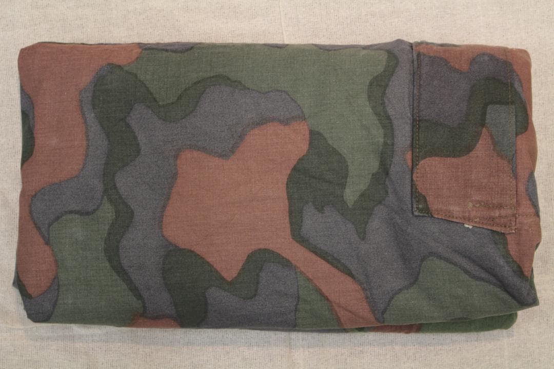 ノルウェー軍幕 テントシート 1枚 A カモフラージュ ポンチョ