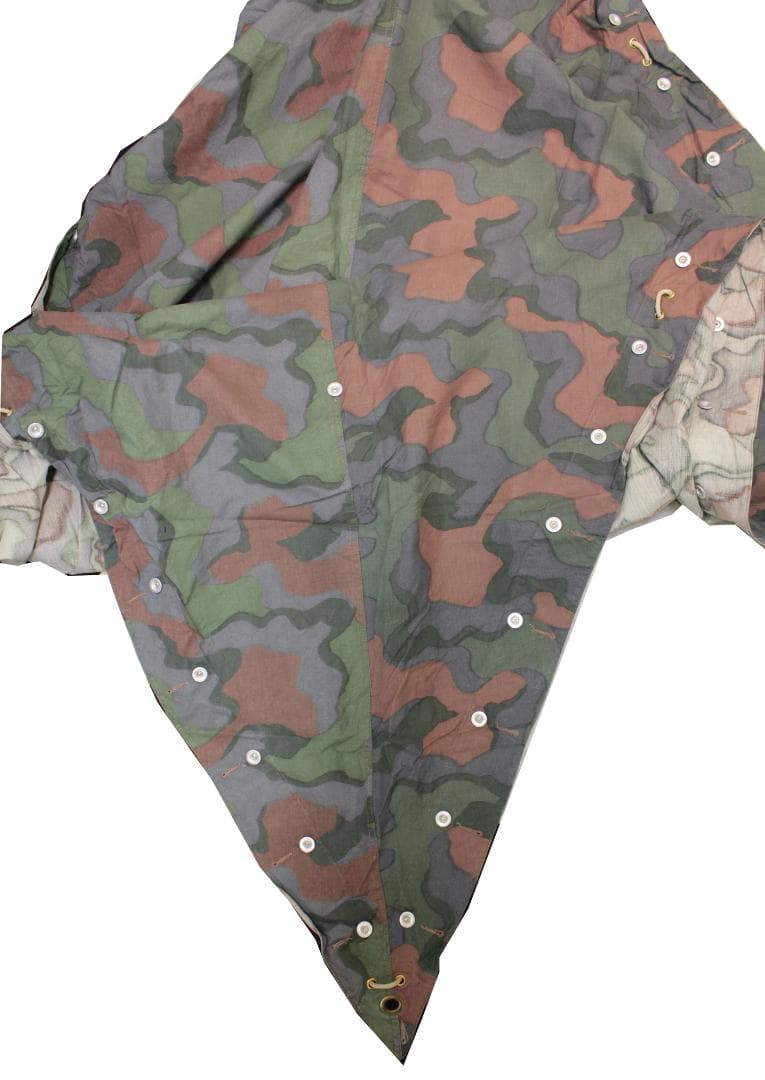 ノルウェー軍幕 テントシート 1枚 A カモフラージュ ポンチョ