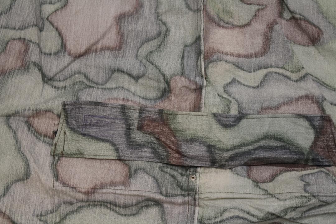 ノルウェー軍幕 テントシート 1枚 A カモフラージュ ポンチョ