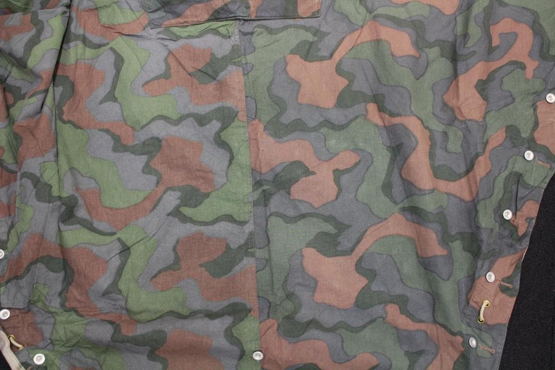 ノルウェー軍幕 テントシート 1枚 A カモフラージュ ポンチョ