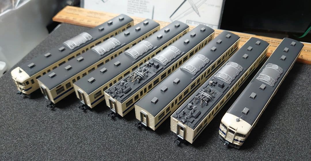 ジャンク品 TOMIX 92884 国鉄415系(常磐線)基本7両セットA 7両