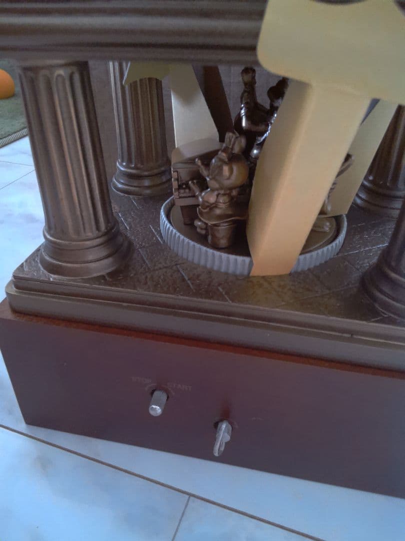 b21 Disney ミッキー オーケストラ ブロンズ像 オルゴール 第一生命