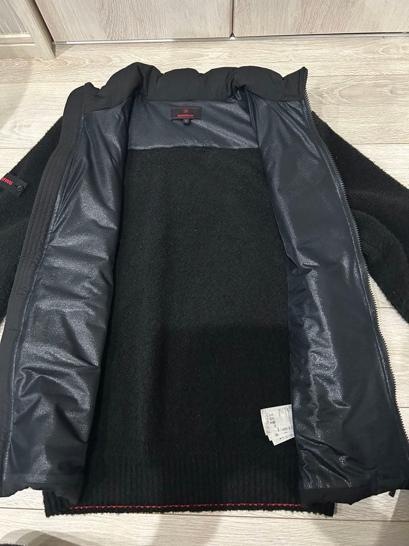 MEN’S WINDBLOCK MOLE YARN KNIT BLOUSON