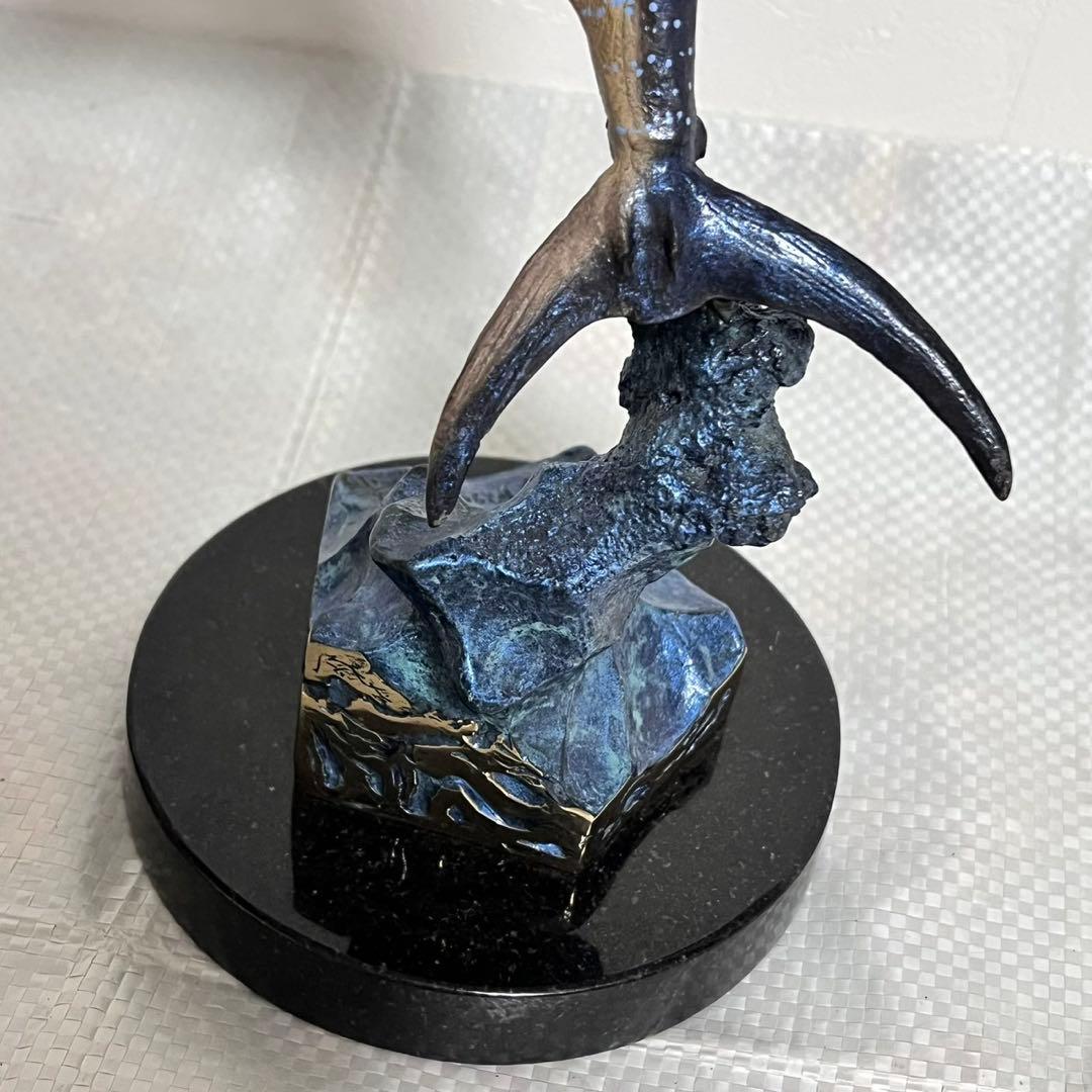 ワイランド Wyland 1995年制作　ブロンズ彫刻　カジキマグロ