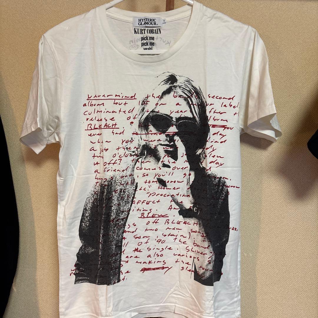 【レア】ヒステリックグラマー カート・コヴァーン 白 黒 2着セット Tシャツ