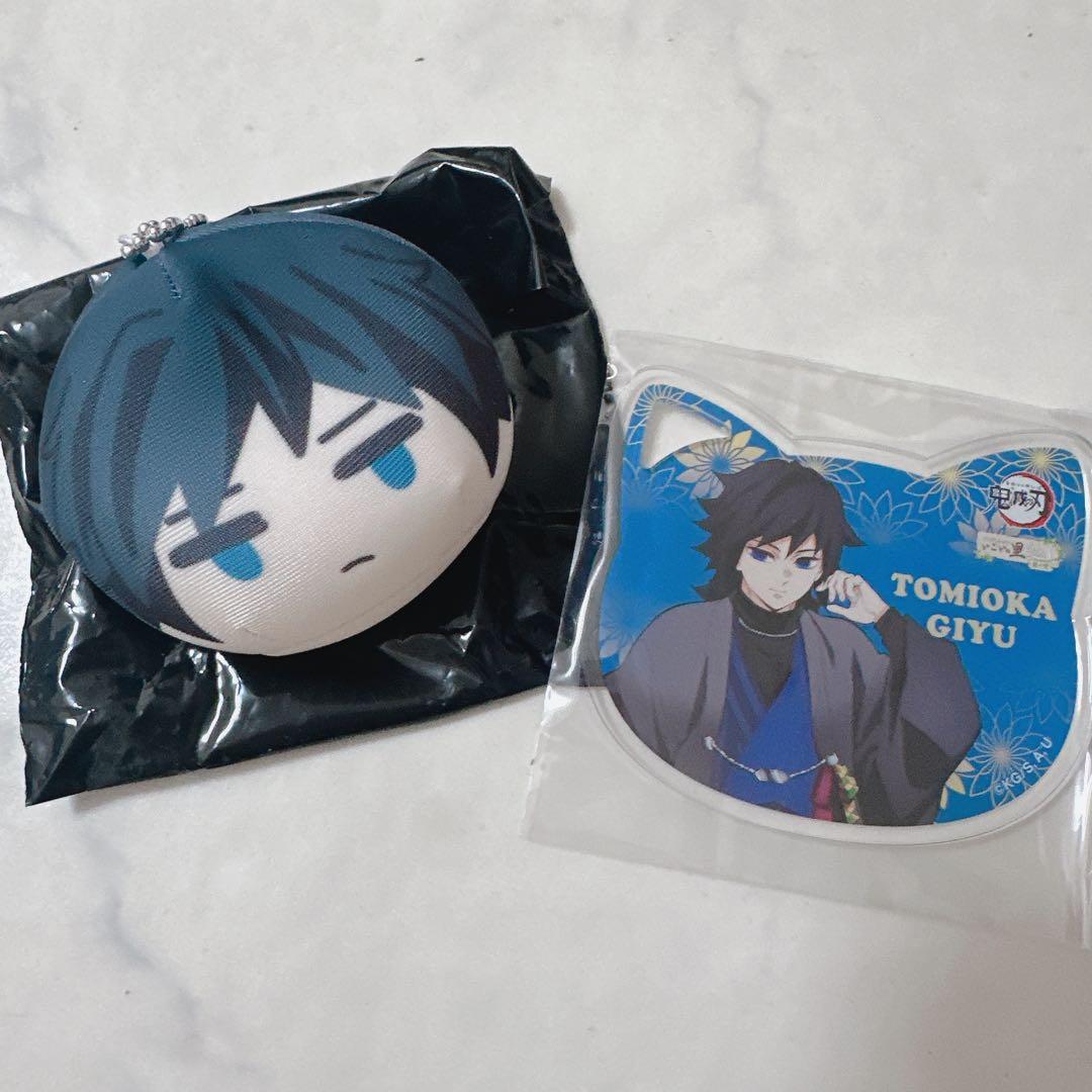 鬼滅の刃　ナンジャタウン アクリルコースター 猫型　おまんじゅう7 冨岡義勇