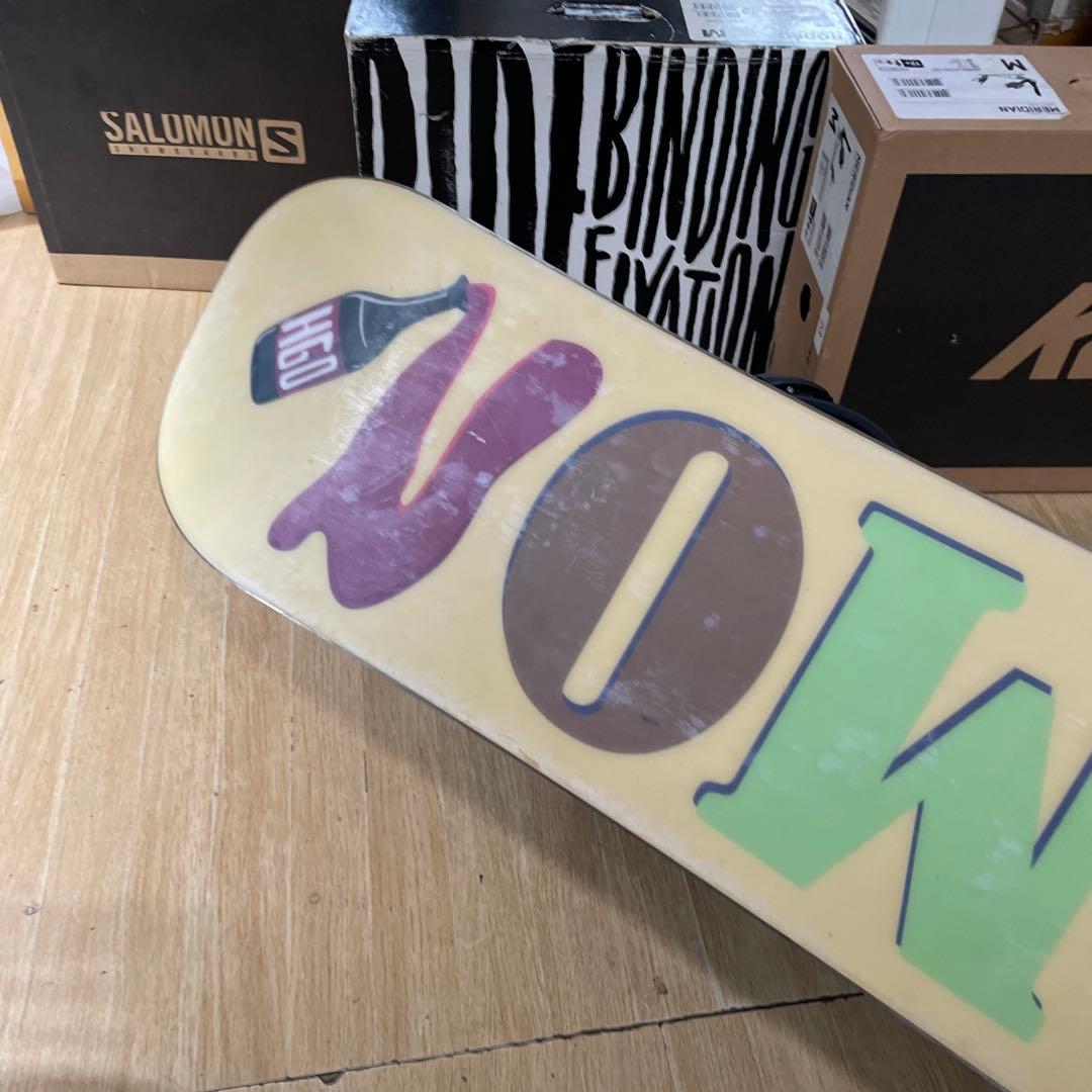 SALOMON×ZUMA　サロモン　未使用バインディング付スノーボードセット