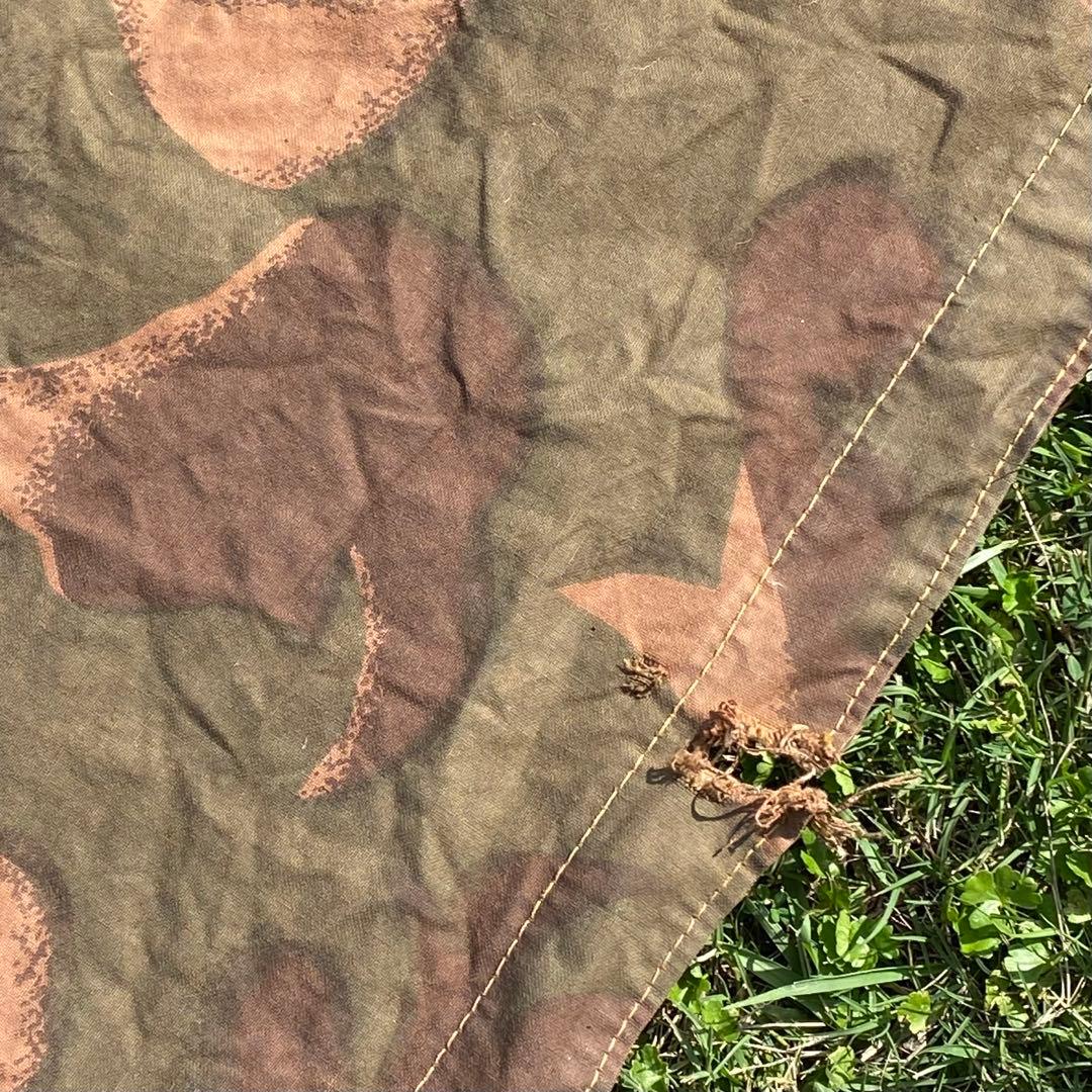 ハンガリー軍　軍幕　ポンチョ　１枚①　 迷彩　ハリケーンカモ　ミリタリー