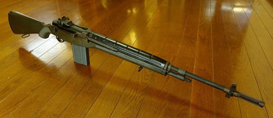 USライフルM14ファイバータイプODストックver 440連射マガジン付き