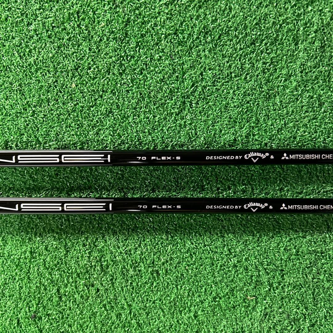 キャロウェイUW純正テンセイシルバー70S 19度、23度用2本セット