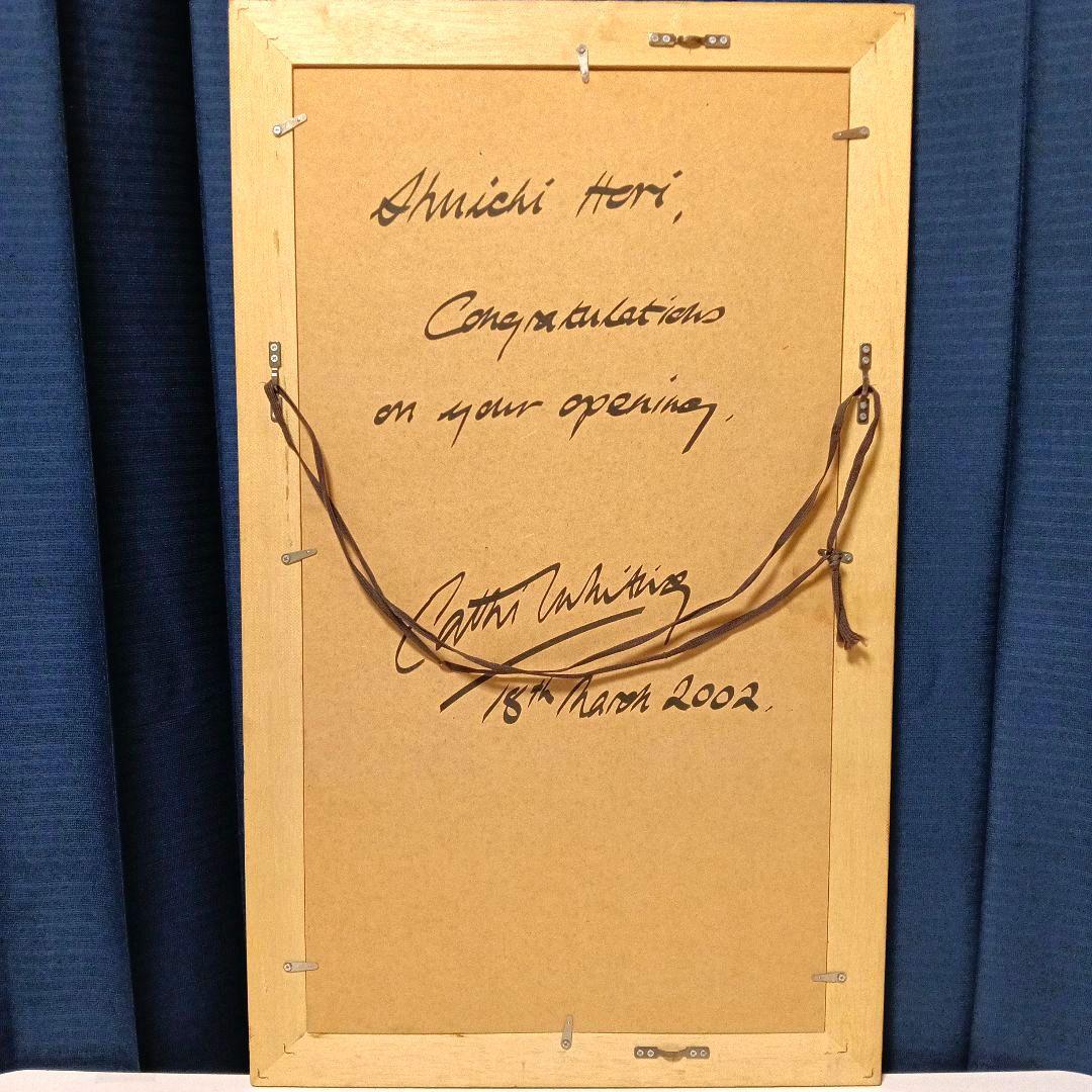希少 キャシー ホワイティング 額装 直筆サイン・エディション有 大判版画