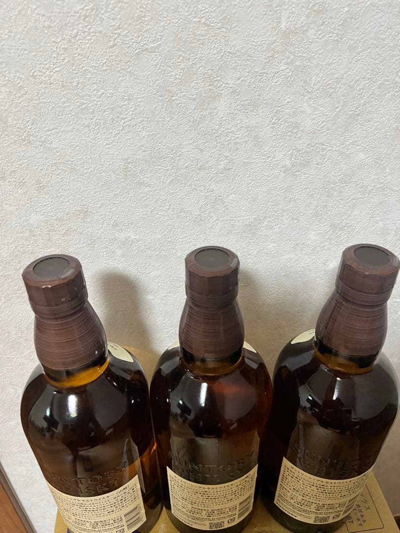 サントリー山崎 ウイスキー シングルモルトウイスキー白州ウイスキー6本セット