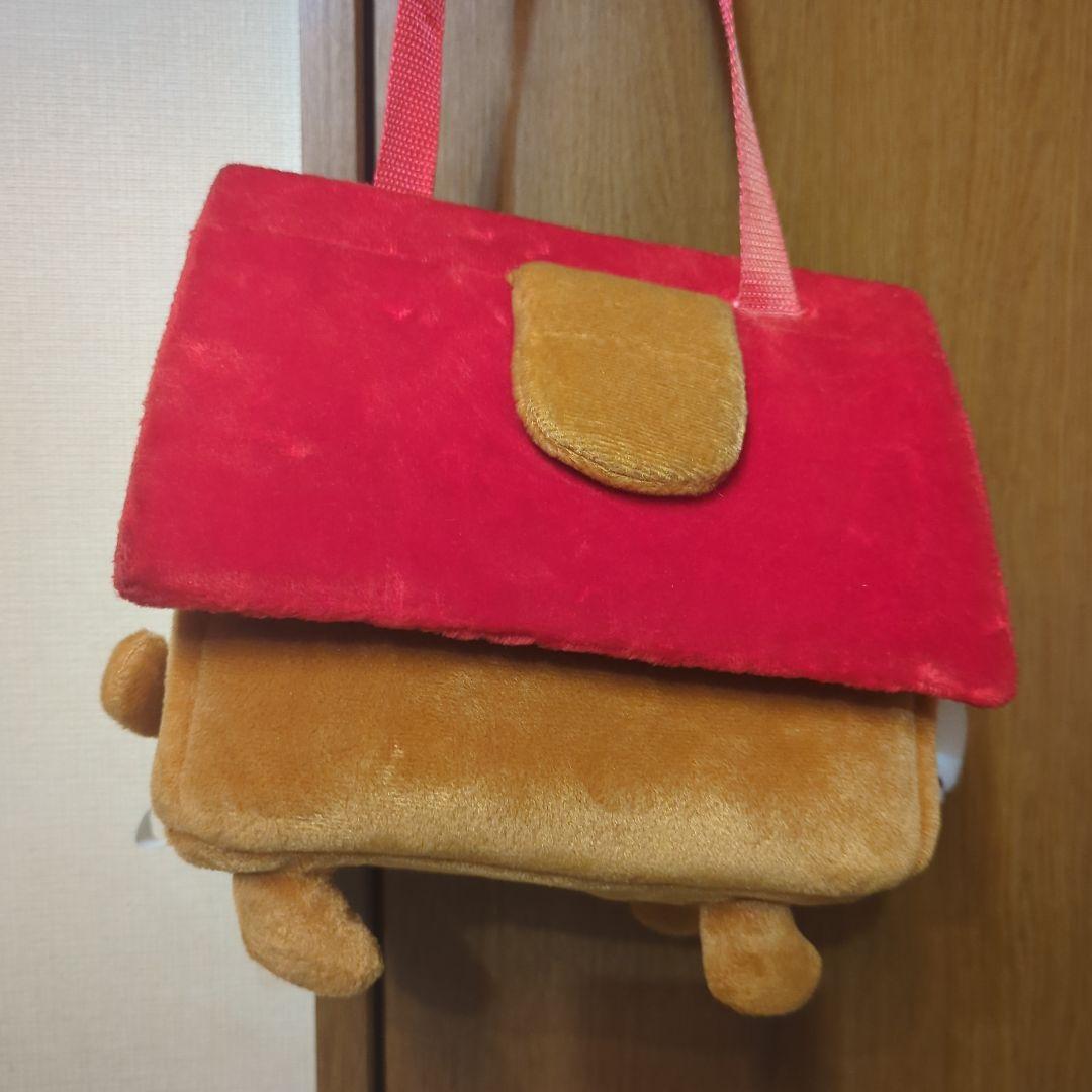 平成レトロ（赤）激レア・小屋犬・ぬいぐるみ・ショルダーバッグ©️SAN-X非売品