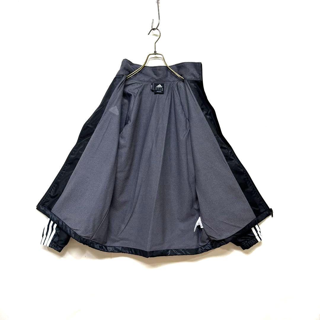 希少 00's y2k adidas 万国旗 ナイロン 上下セットアップ 黒