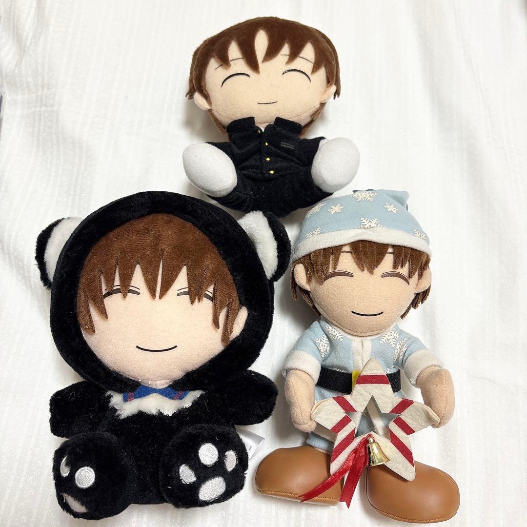 【希少】テニプリ 不二周助 レトロ ぬいぐるみ 学ラン くま サンタ 3点セット