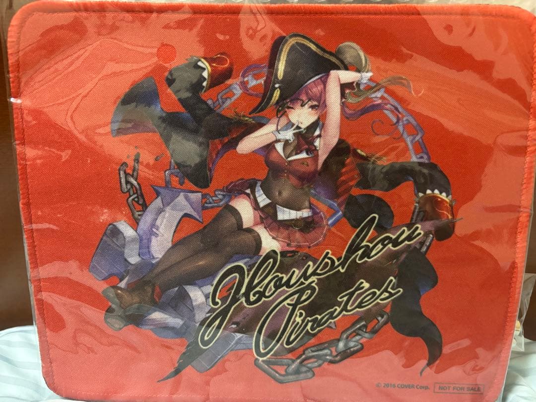 宝鐘マリン 限定直筆サインアクリルパネル マウスパッド 値下げ交渉OK