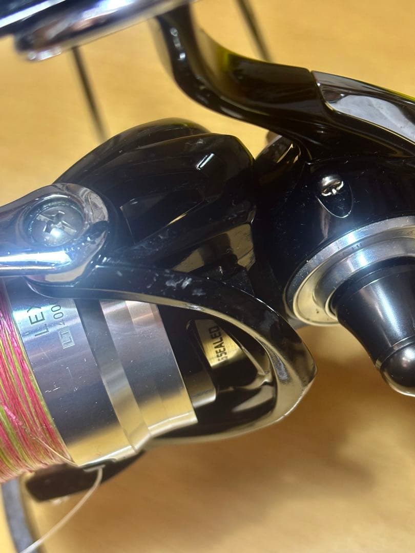 中古レグザLT4000D-CXH Gomexusハンドルノブとリールスタンド付き