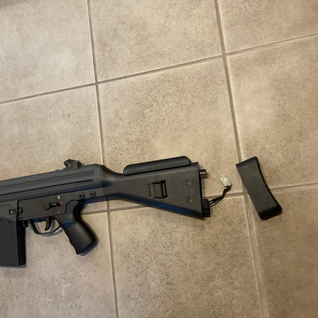 88m/s東京マルイ純正電動ガンG3SG1スナイプサイレンサーメンテ済