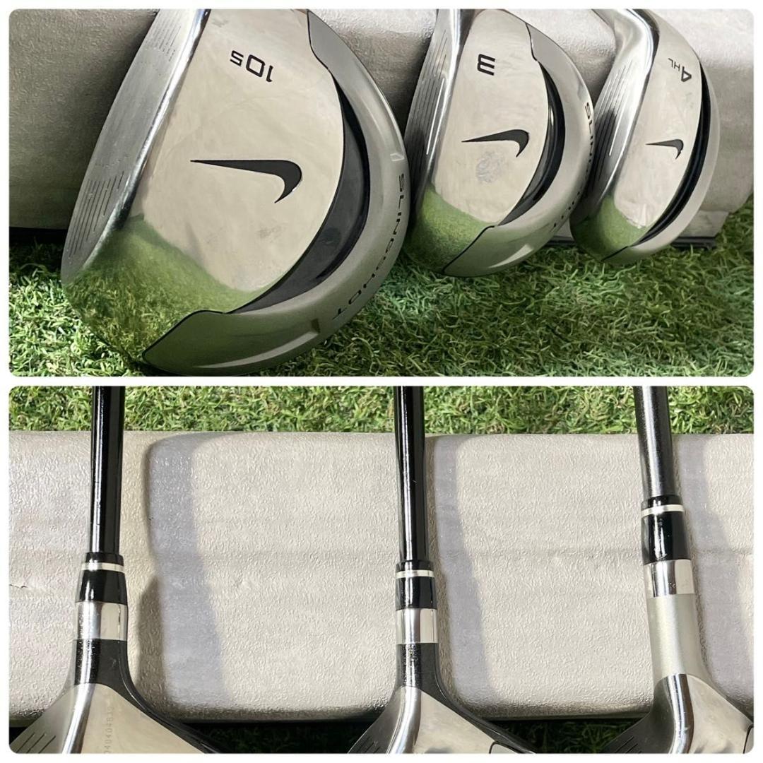 【超美品】ナイキ スリングショット ゴルフクラブセット メンズ 11本 右 廃盤