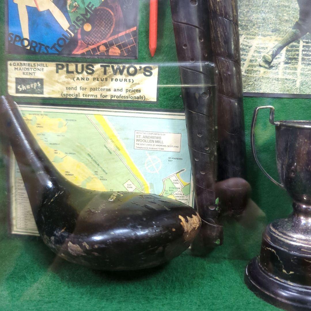 アンティークゴルフ　デコパージュ