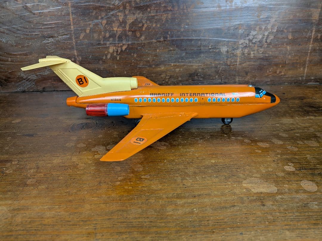 超レア★ブラニフ 航空★古いブリキ＆プラ製／フリクション★日本製★used