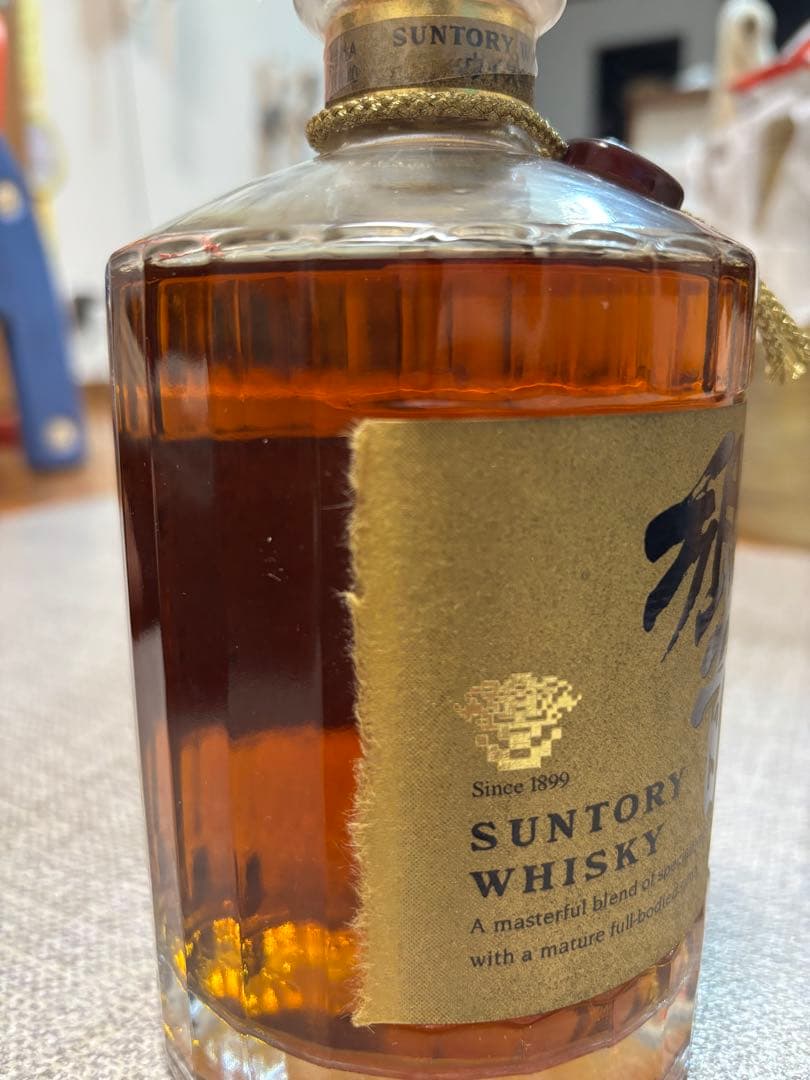 【希少】サントリー「響」17年　旧ボトル両面ゴールドラベル 響HIBIKI 箱付