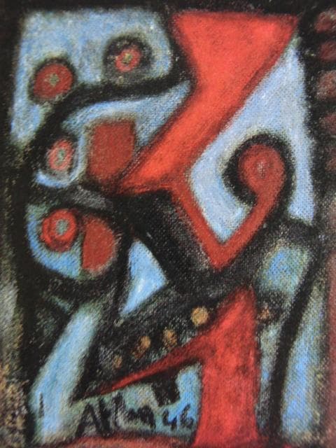 ジャン・ミシェル・アトラン、絵画1、希少画集画、新品高級額・額装付、状態良好