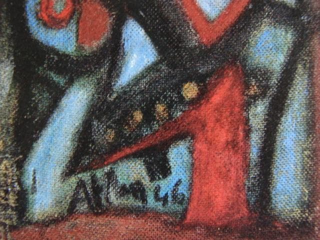 ジャン・ミシェル・アトラン、絵画1、希少画集画、新品高級額・額装付、状態良好