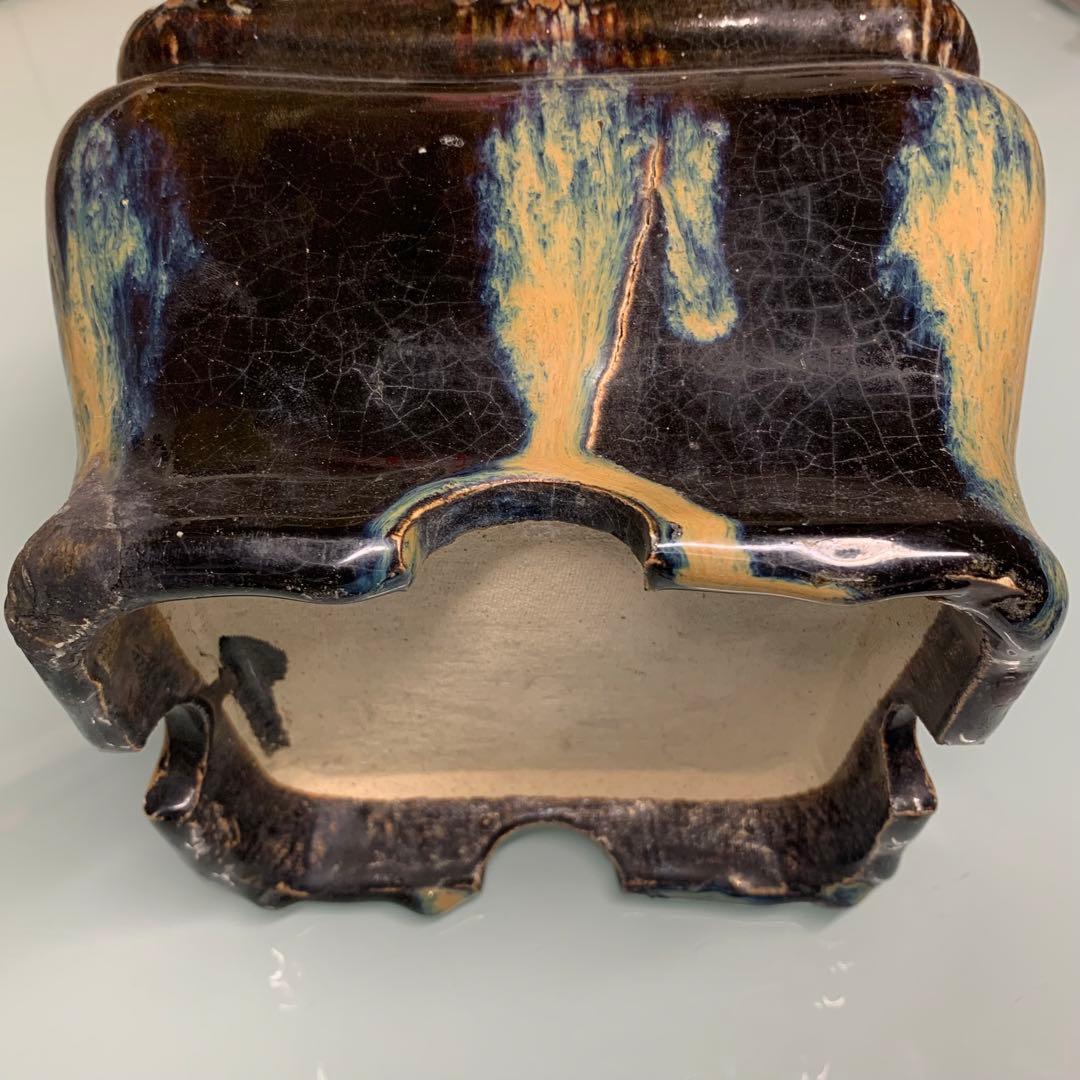 時代物　大型　日本陶器　旧家整理　用途に詳細不明　約1920グラム