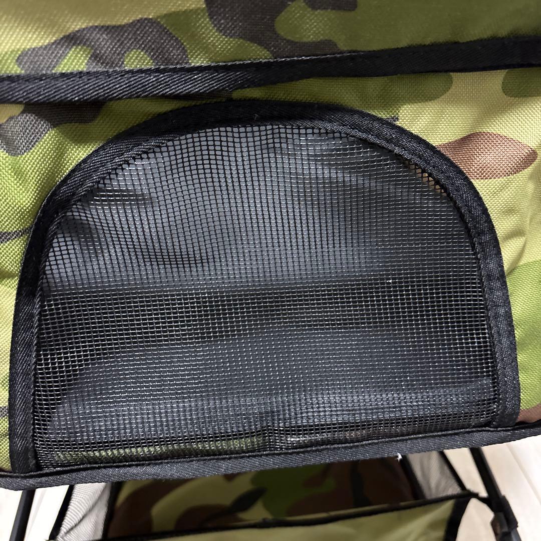 【美品】ピッコロカーネ プリモ 迷彩 ペットカート 数回使用のみ 倉庫保管