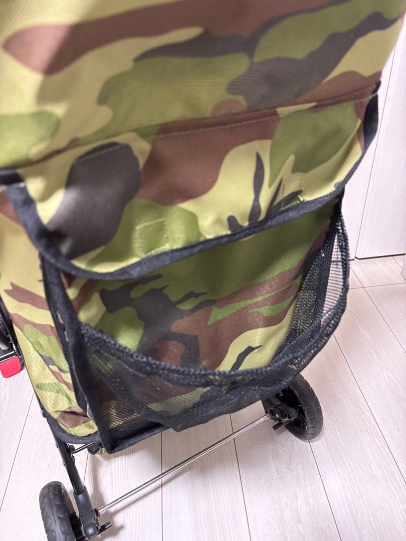 【美品】ピッコロカーネ プリモ 迷彩 ペットカート 数回使用のみ 倉庫保管