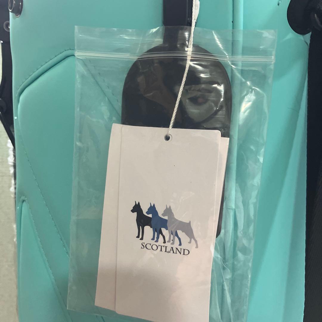 新品 TDN GOLF スコットランド発 プレミアム スタンドバッグ ブルー